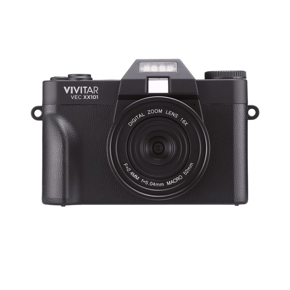 Vivitar 4X3 Display 20MP 4K Digital 16x Zoom Flip Out Screen Macro Lens SD Card